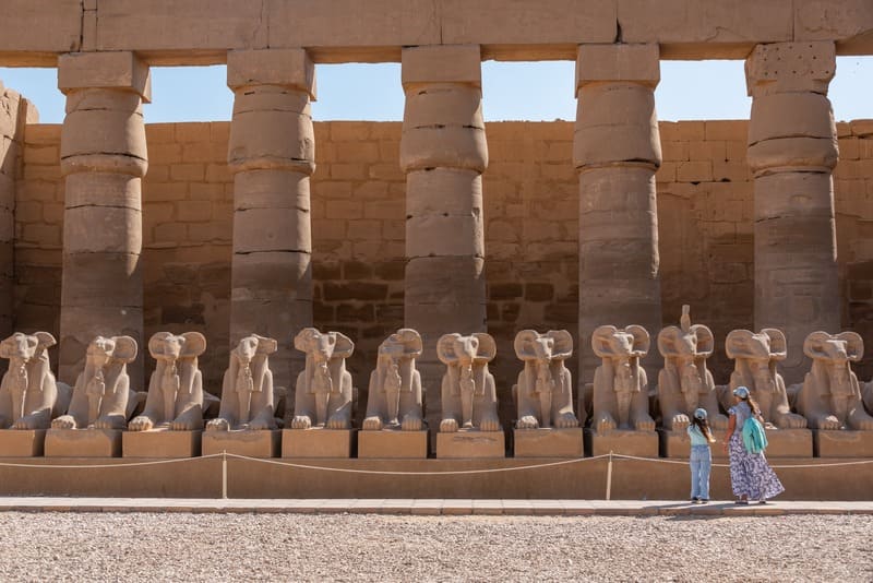 allée des sphinx louxor egypte